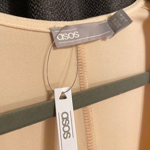 ASOS Design Kimono Button Plunge Midi Dress - Picture 11 of 14